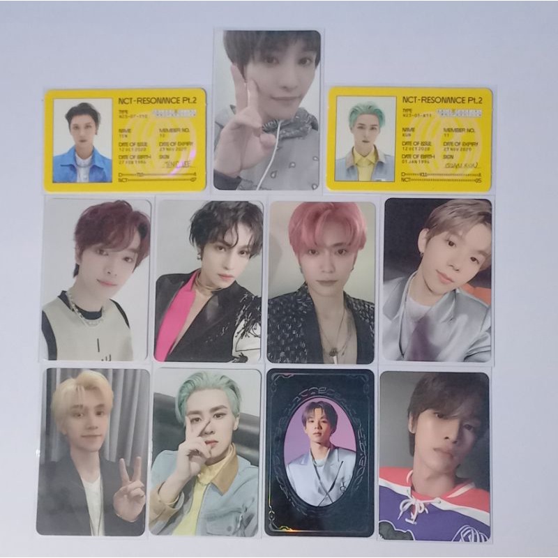 PC PHOTOCARD JAEHYUN SUNCHAN KUN YANGYANG SHOTARO HENDRY TEN || RESONANCE ARRIVAL DEPTURE IDC YB KHI