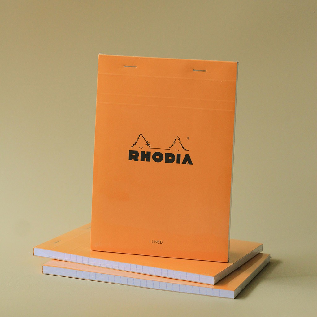 

Rhodia Lined A5 Stapled Pad Notebook Calligraphy Book Writing Pad