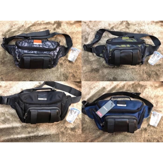 TAS SELEMPANG TUMI ALPHA BRAVO NEWPORT WAISTBAG GRADE ORI 1:1