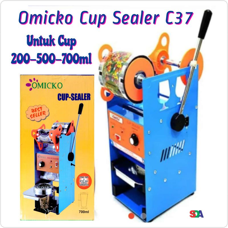 Omicko Cup Sealer Las Cup Perekat Cup Gelas C35/C37