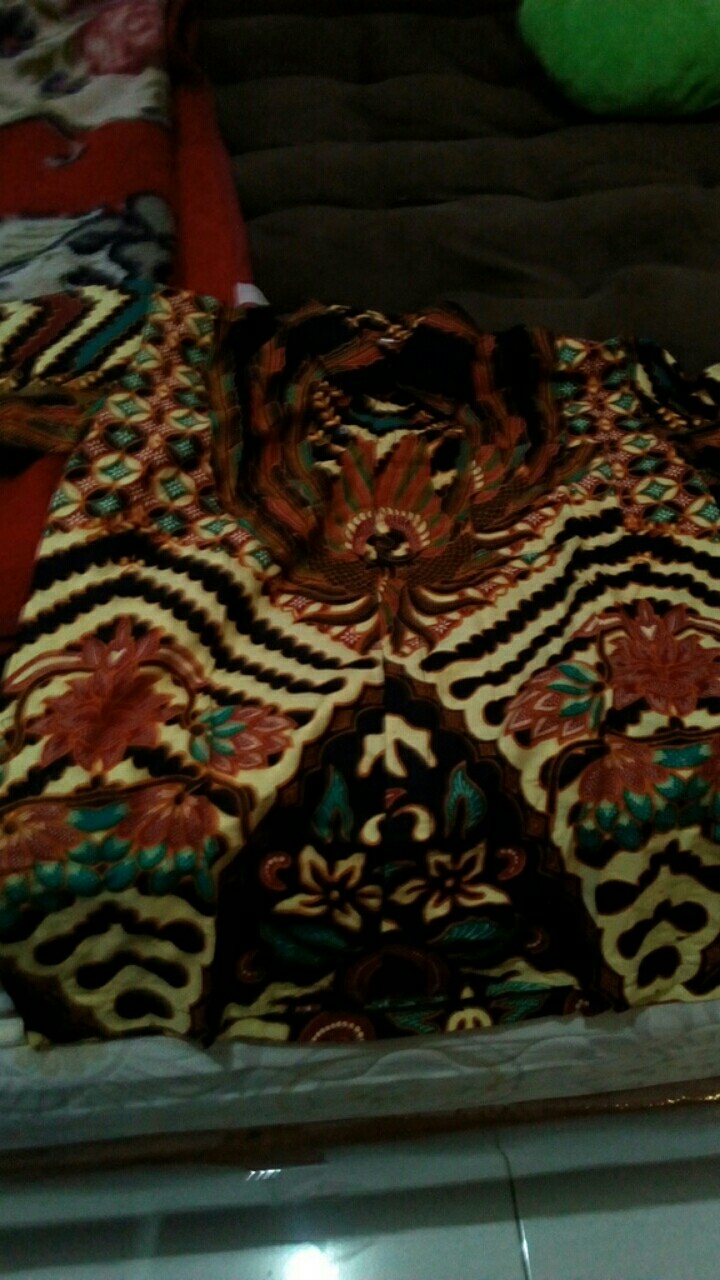 Grosir Trolistore Kemeja Batik Pria Motif Baron Kukup Pjg Lengan Panjang Seragam Batik Cowok Pria