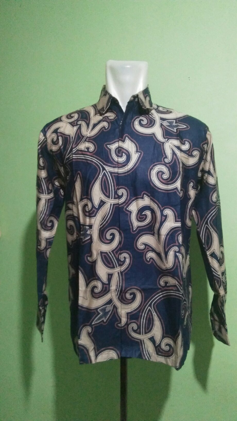 Kemeja Batik Batik Pria Lengan Panjang Slimfit Original Butik Baju Batik Pria Standar Mall