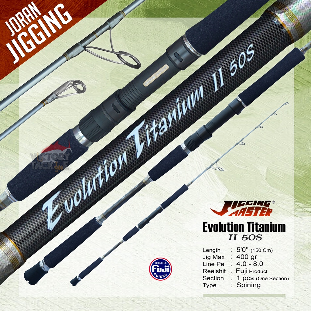 JORAN PANCING JIGGING MASTER EVOLUTION TITANIUM II 50S | JORAN PANCING | JIGGING ROD