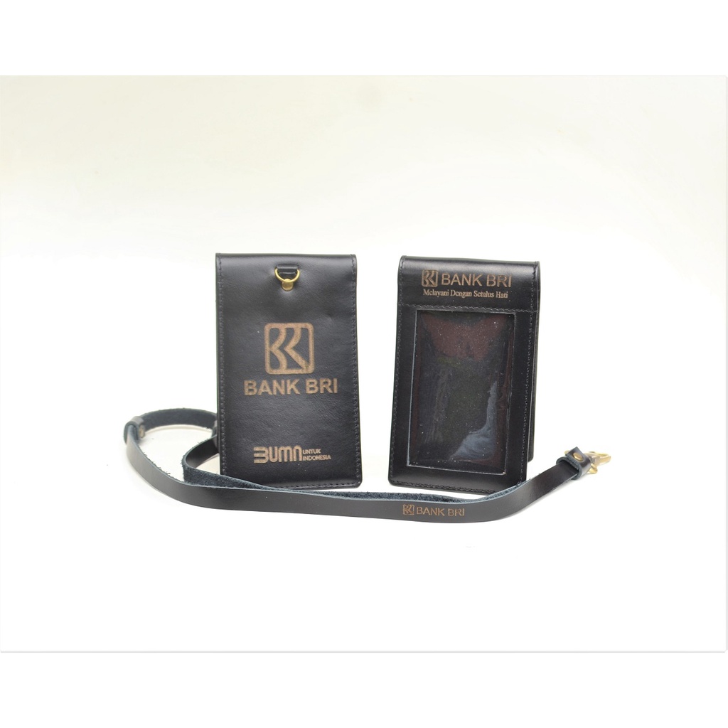 

ID Card BRI / Name Tag ID Card Holder BRI Hitam Free Lanyard