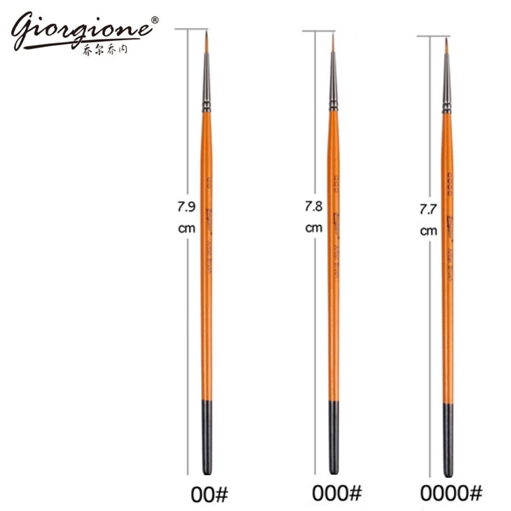 

Giorgione Art Brush Round G-1010 No. 00 / 000 / 0000 / Kuas Lukis