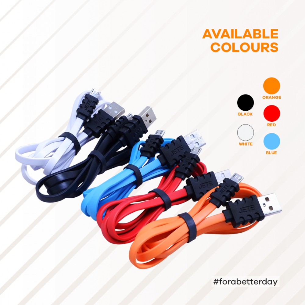 TINY2M | KABEL USB MICRO JETE TINY2 100 CM 2.4A (COLOUR)