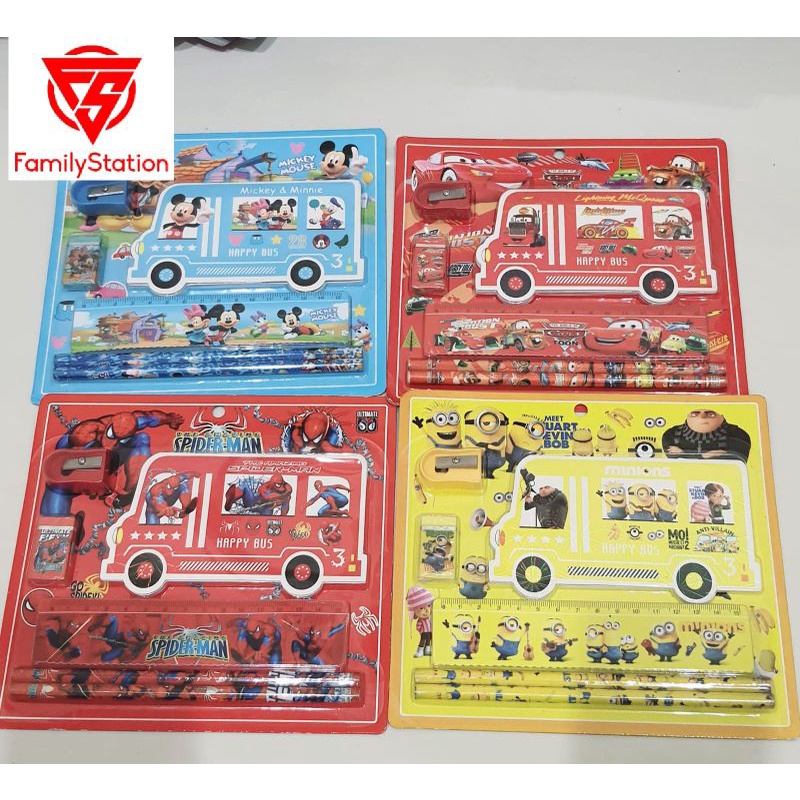 

Paket Alat Tulis Set Anak Karakter Gambar