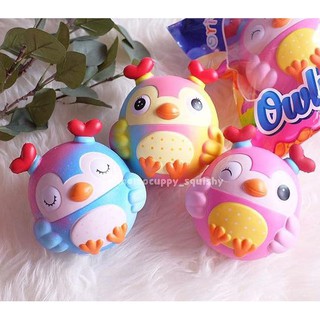 Squishy OWL  BIG JUMBO  Licensed burung hantu squishy 