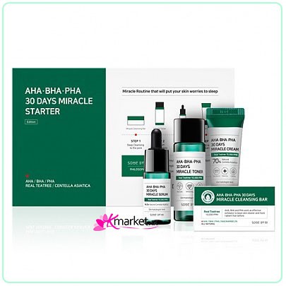 [BPOM[ SOMEBYMI AHA BHA PHA 30 Days Miracle Starter Kit (4Items)