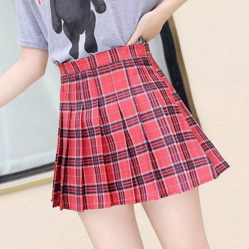 Littleluck  Mini Skirt / Lipit Skirt / Rok Mini C004 (Size S-M-L-XL)-4