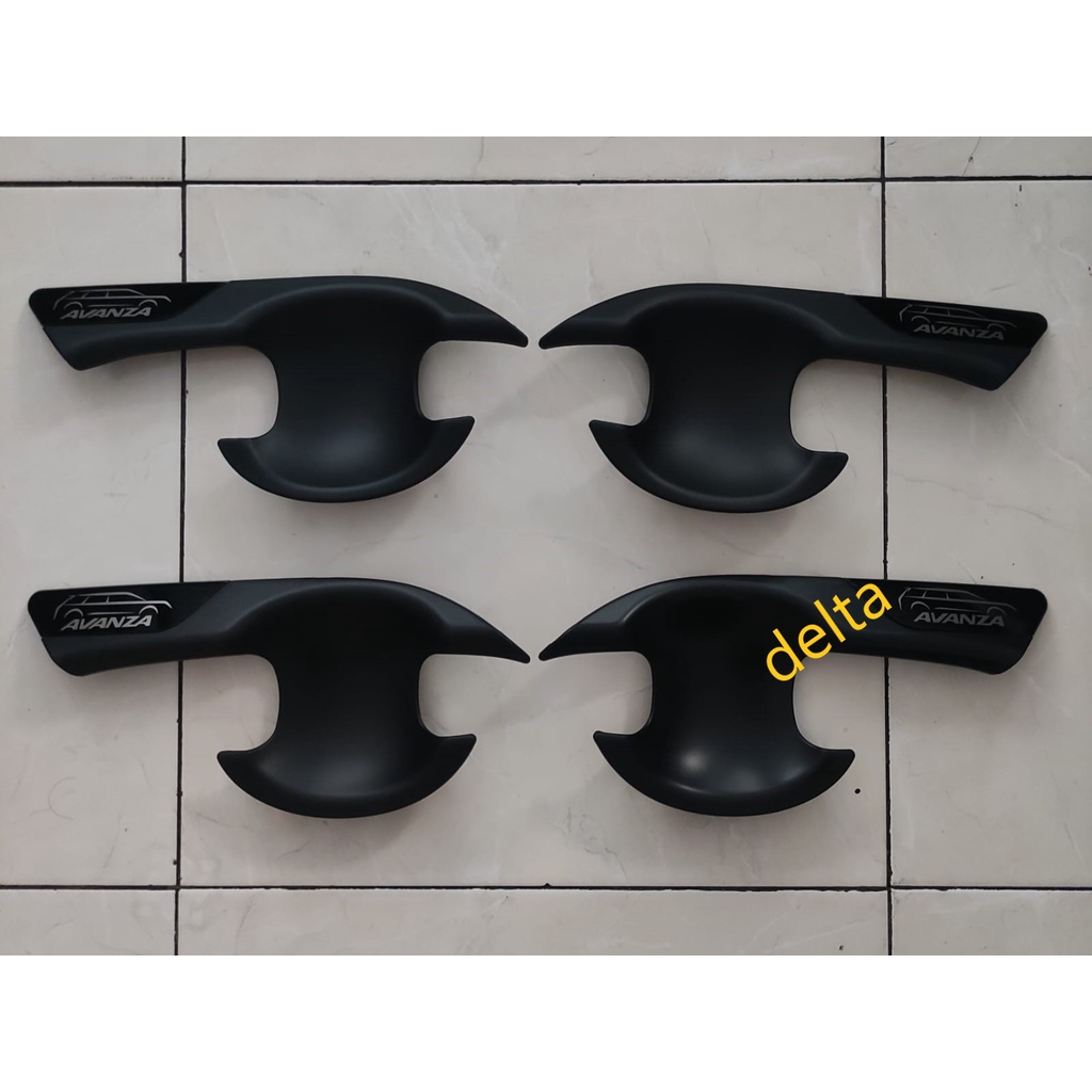 Cover Handle/Handle cover Avanza/Xenia 2022 Hitam Doff 4pcs