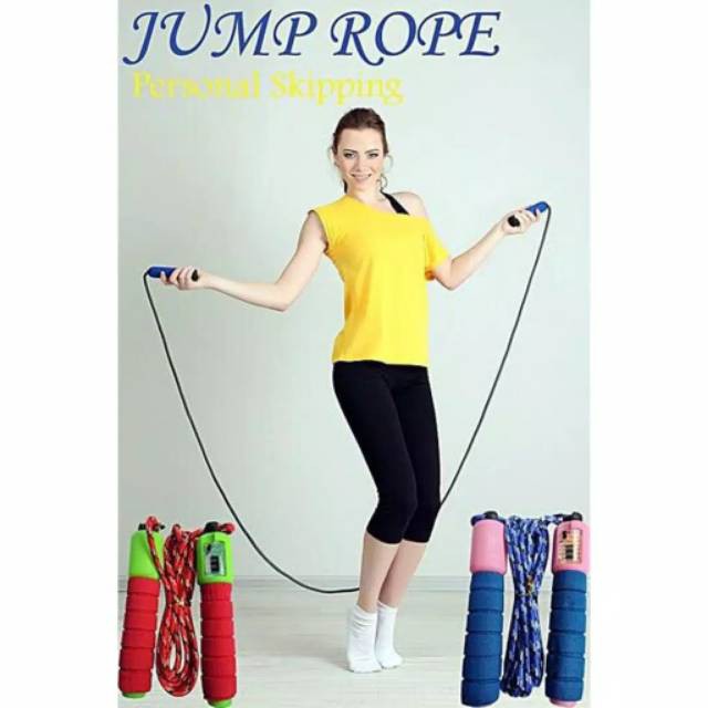 Tali Skipping Tali Lompat Jump Rope Digital Tali Olahraga Speed Jump Tali Kansen Loncat