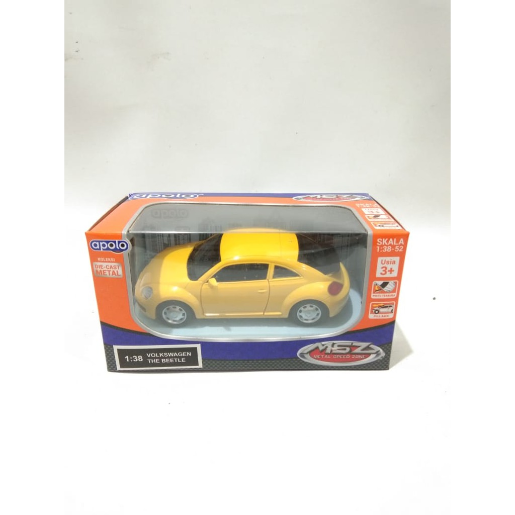 Diecast Apolo Msz volkswagen the beetle - VW original licensed Product