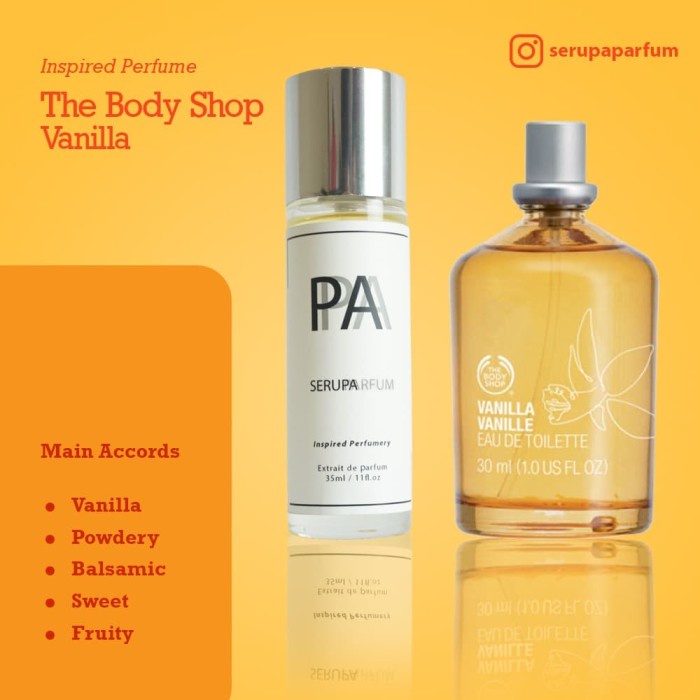 SERUPA PARFUM THE BODY SHOP VANILLA-inspired-WANITA
