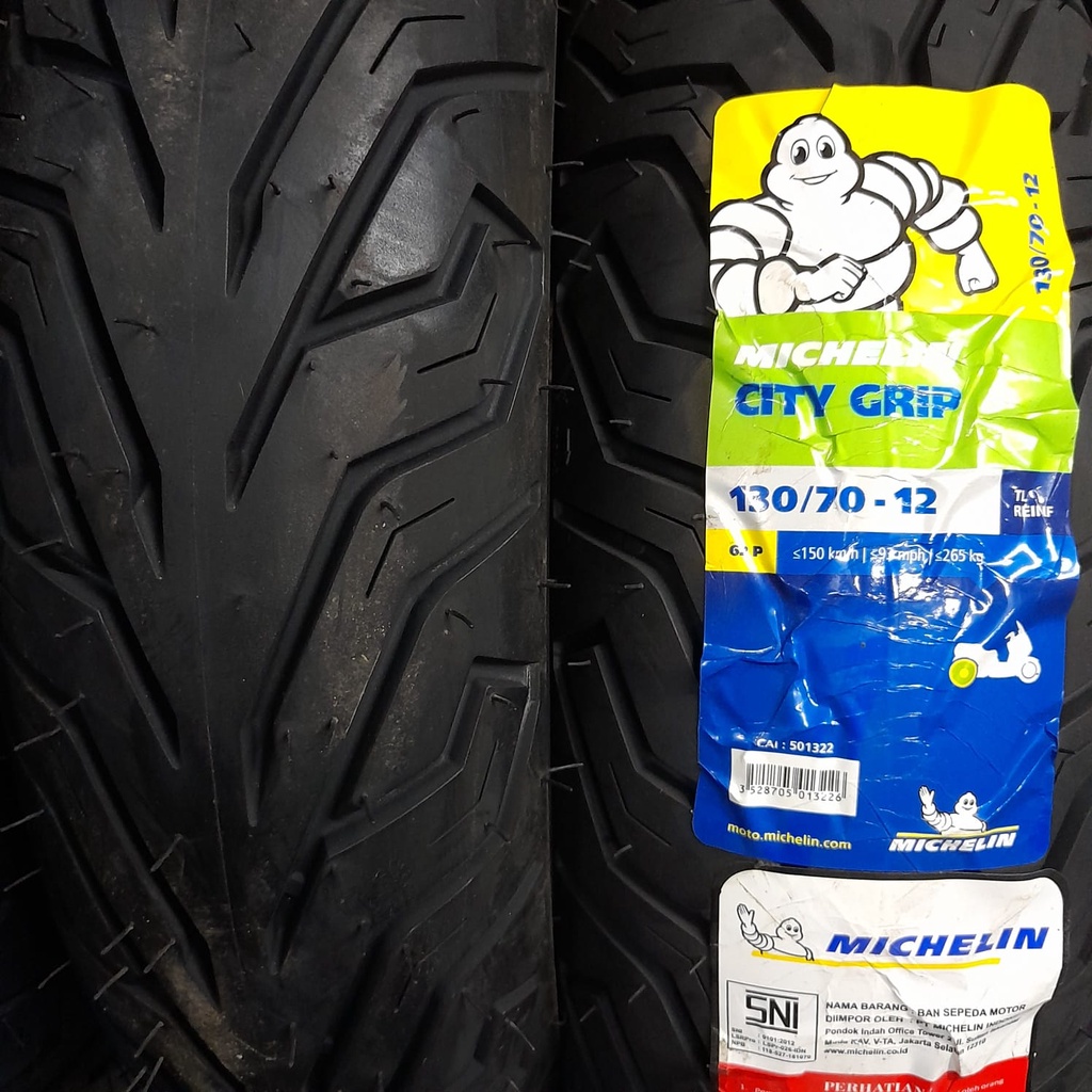 Ban motor vespa scoopy freego Michelin City Grip 130 70 12 tubeless