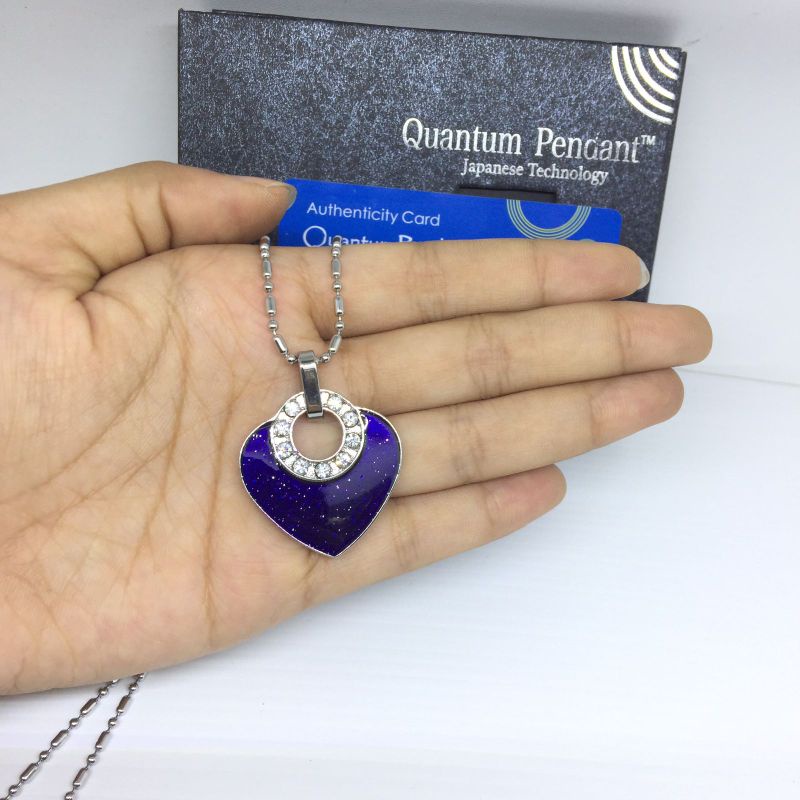 Kalung Quantum Kesehatan | Pendant Health Garansi Asli Model Terbaru bisa bayar di tempat liontin love biru