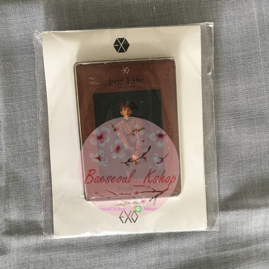 BADGE EXO BAEKHYUN FOR LIFE OFFICIAL
