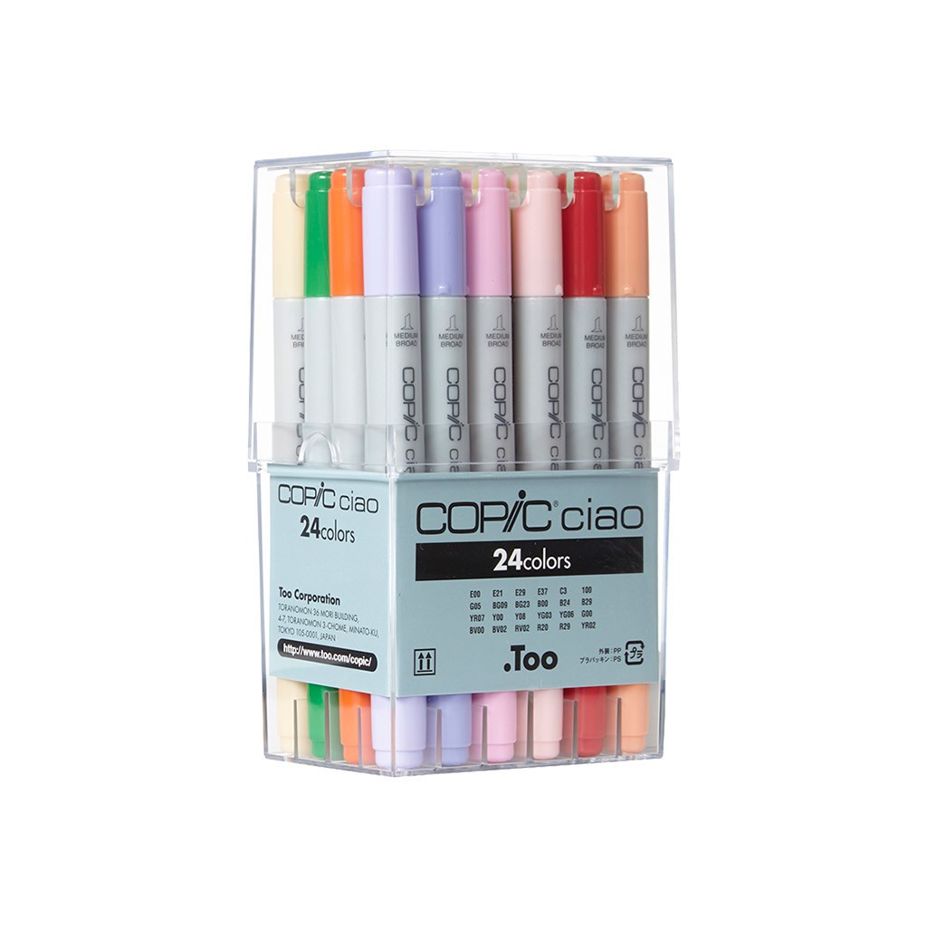 

COPIC CIAO 24 Color Set Basic - Ref.CCM/24BC