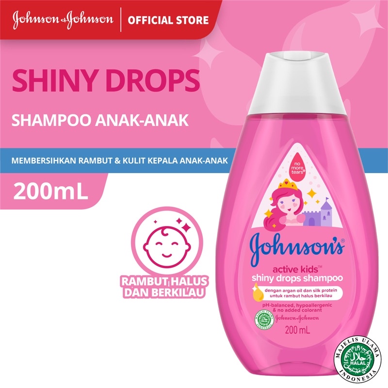 Johnsons Active Kids Shiny  Drops Shampoo