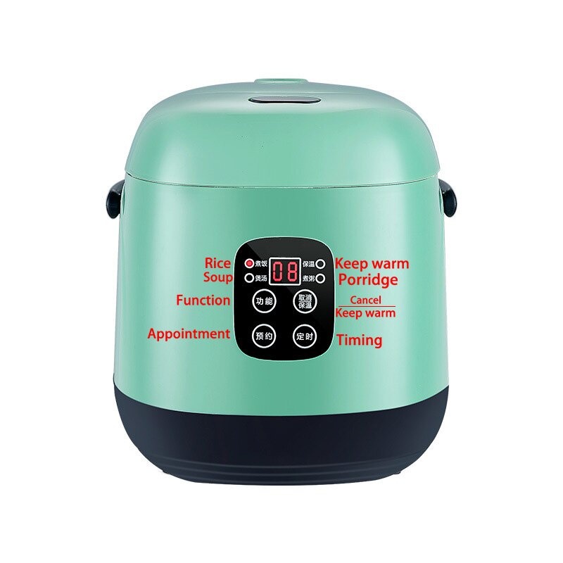 JIASHI Rice Cooker Mini Multifungsi Tipe Smart 0.8L - JSD-8882A - Brown