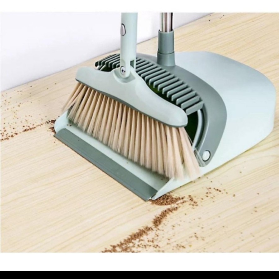 Sapu Set Pengki Cikrak Alat Kebersihan Serbaguna Rumah Dust Broom Home
