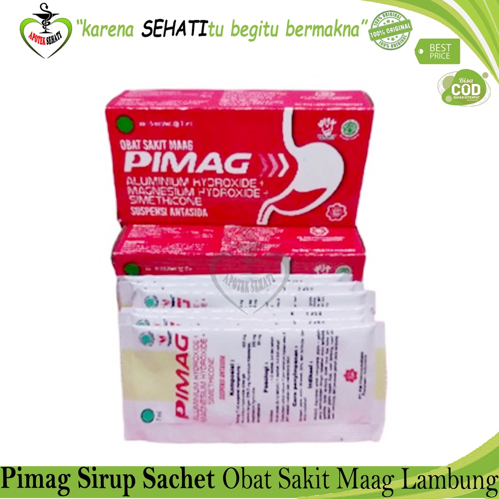 Pimag 7 Ml Perstrip Obat Lambung Paling Ampuh