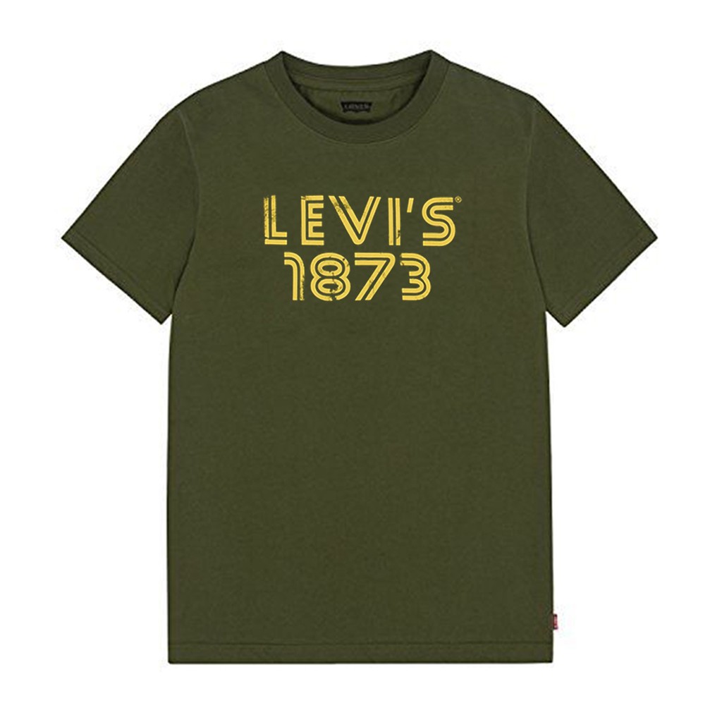 Kaos Levi's | Kaos Pria | Stencil Green | KLPSTG - 1