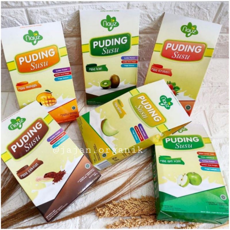 

Puding Susu Nayz Buah / Silky Puding / Puding Bayi