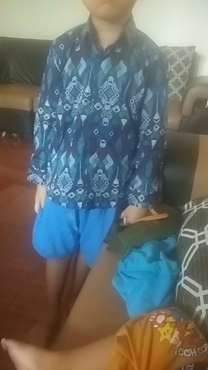 Baju Batik Anak Lengan Panjang / Baju Anak-anak Batik Lengan Panjang