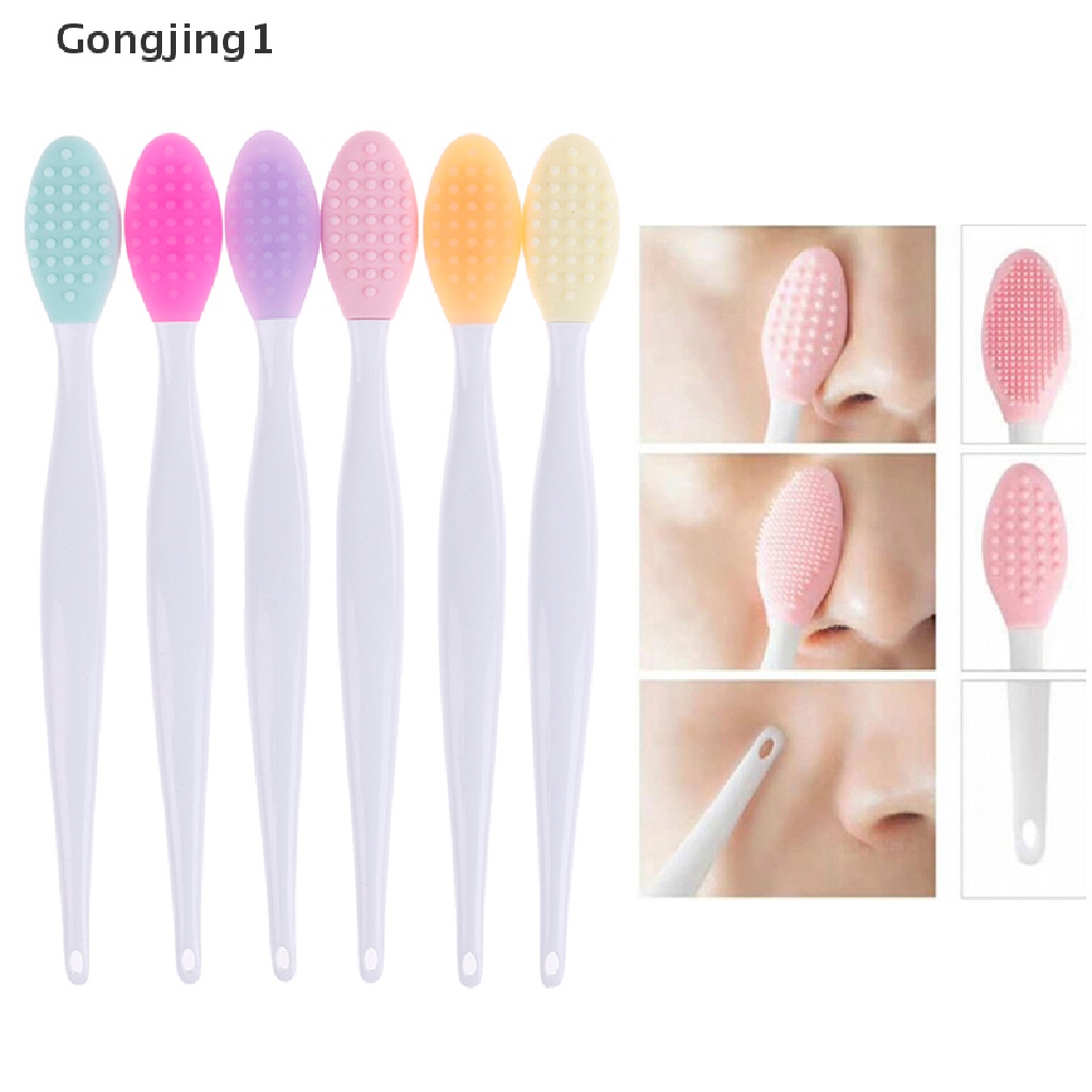 Gongjing1 Brush Silikon Pembersih Pori-Pori / Komedo / Jerawat