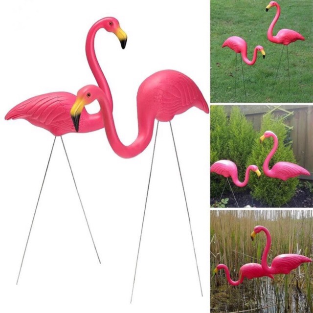Patung Flamingo Dekorasi Taman