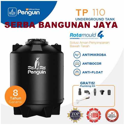 Langsung Order PENGUIN TP 110 ( 1000 Liter ) TOREN TANGKI PENDAM AIR Terlaris