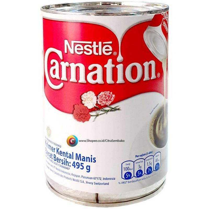 

Krimer kental manis carnation / Krimer / Carnation 495 gram / Krimer murah / Carnation Murah