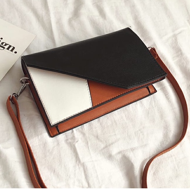 TAS SELEMPANG WANITA KULIT COKLAT CHATELAIN TA109M4 SLING BAG MURAH BRANDED PESTA ABG FASHION BATAM 