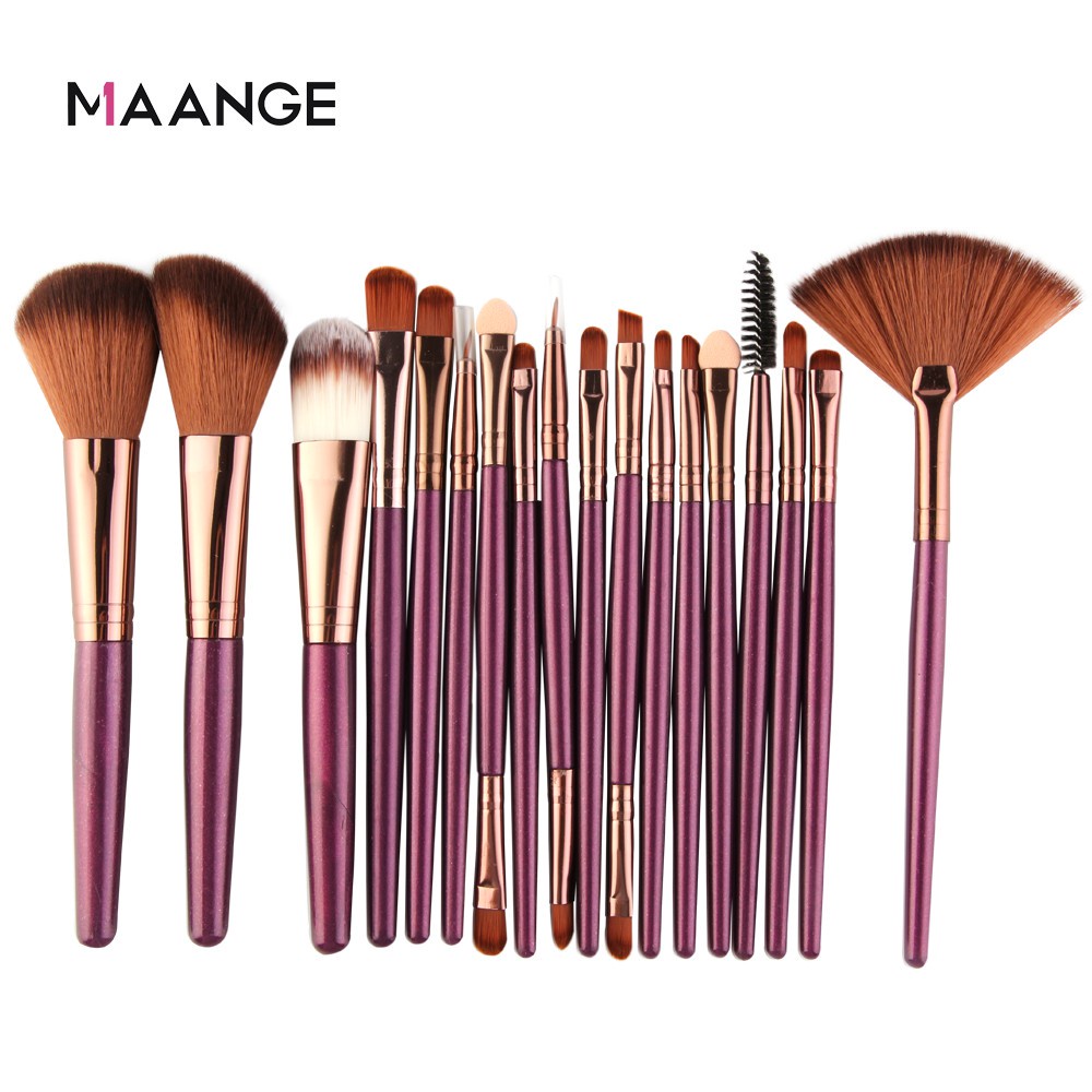 ~AB~ Original Maange 18 Pcs Set Brush Kosmetik Make up Profesional