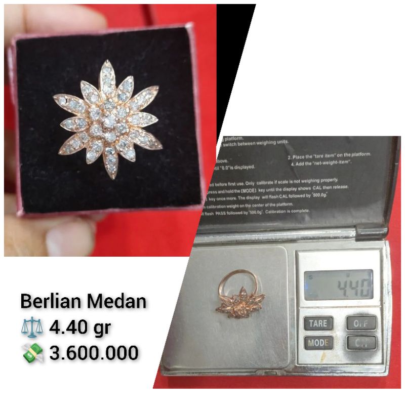 Cincin Berlian Medan Asli