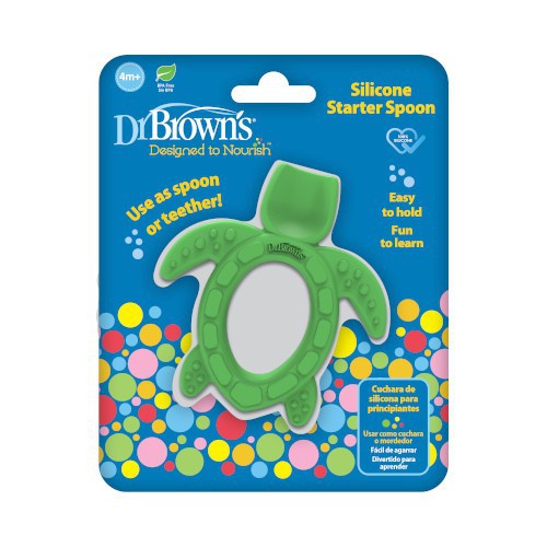 DR BROWNS STARTER SPOON TURTLE / SENDOK TEETHER / SENDOK MAKAN BAYI