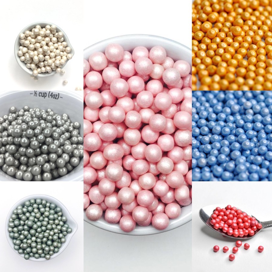 

Pearls kue / mutiara hiasan kue kemasan 50g