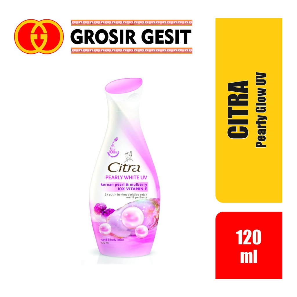 Citra Pearly Glow Uv Lotion 120ml