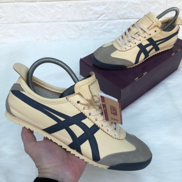 Onitsuka Tiger Jepang Cream Navy Original TH938L BNIB 