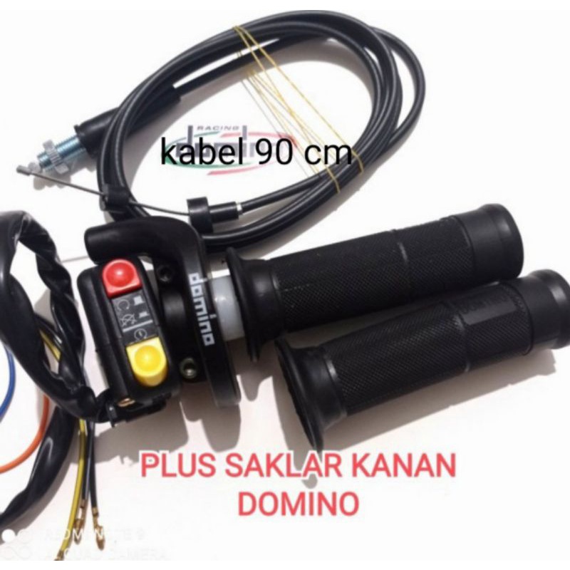GAS SPONTAN DOMINO MATIC 1 KABEL/GAS SPONTAN 1 KABEL KALBU NON INJEKSI PLUS SAKLAR