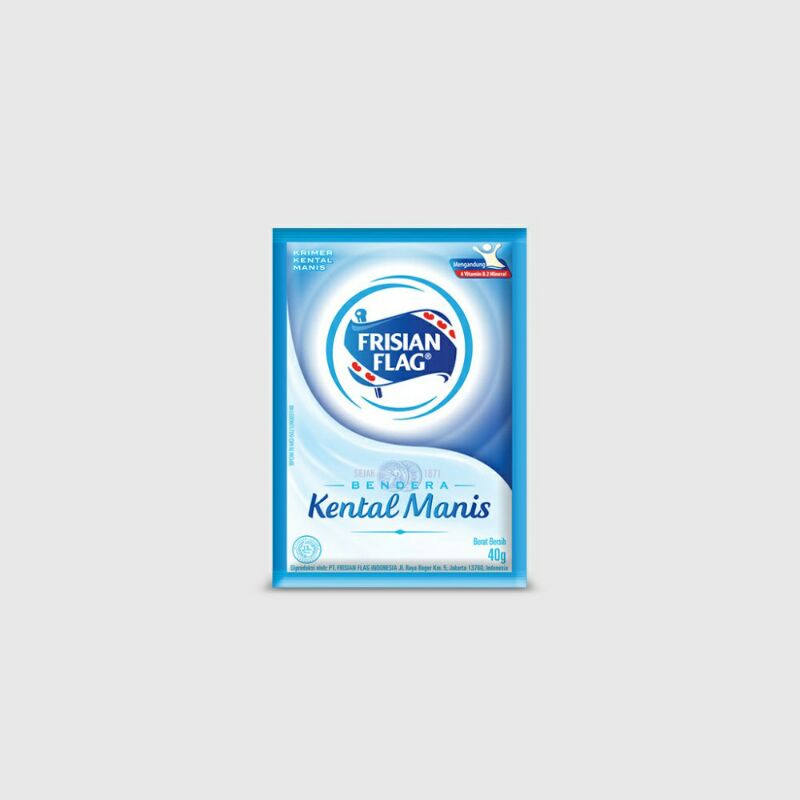 

FRISAN FLAG Susu Kental Manis putih sachet/sak (isi 6 pcs)