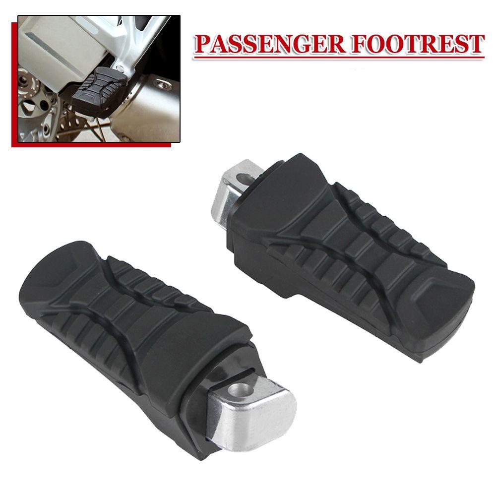 Populer Pijakan Kaki Karet Penutup Non-Slip Belakang Socle Pedal Rear Footpeg Plate Pijakan Kaki Klem As Pasak Kaki Untuk BMW R1200GS ADV 14-16 LC ADV