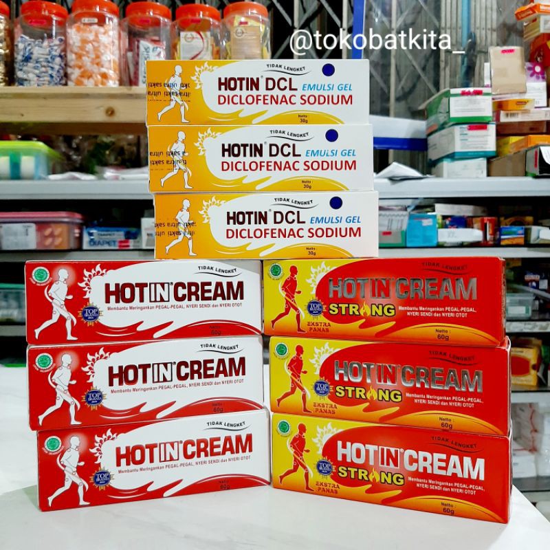 [ONGKIR 9K] HOT IN CREAM / ORIGINAL / DCL/ STRONG / GOSOK PIJET URUT / NYERI SENDI PEGAL2 KEMBUNG MA