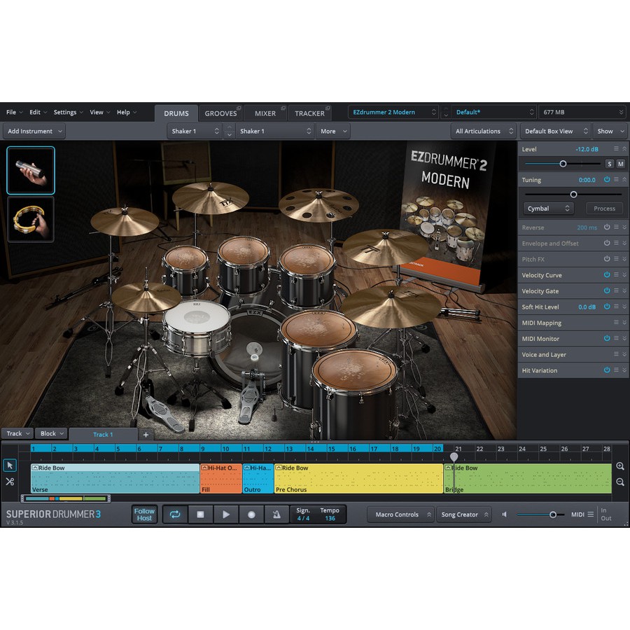 Toontrack Superior Drummer 3 - VSTi Acoustic Drum - Win/Mac