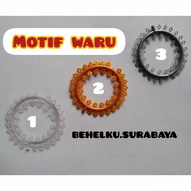 Kawat Behel gigi lepas pasang motif cantik