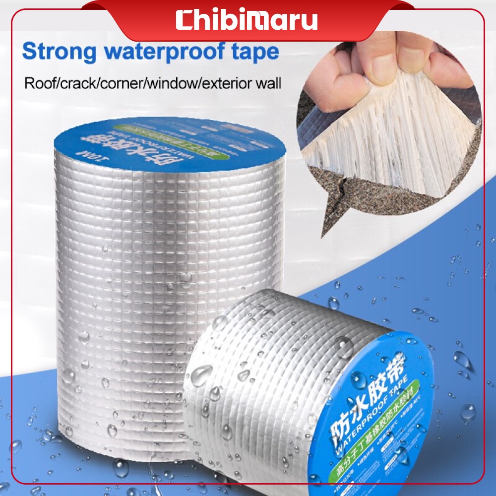 Lakban Perekat Anti Bocor Lem Anti Air Alumunium Foil Waterproof