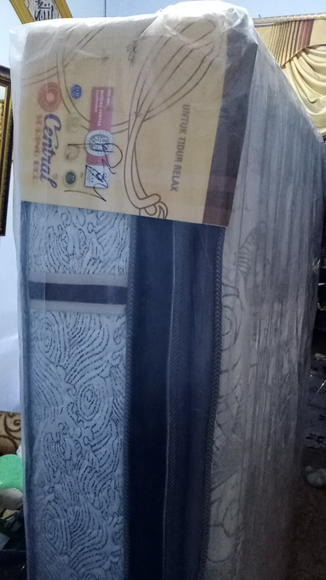 Kasur Springbed Central Deluxe Dominic Pocket Plush Top + Pillow Top 90-200 Cm X 200 Cm