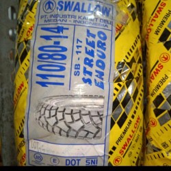 Ban SWALLOW 110/80-14 SB-117 SB117 STREET ENDURO TUBELESS