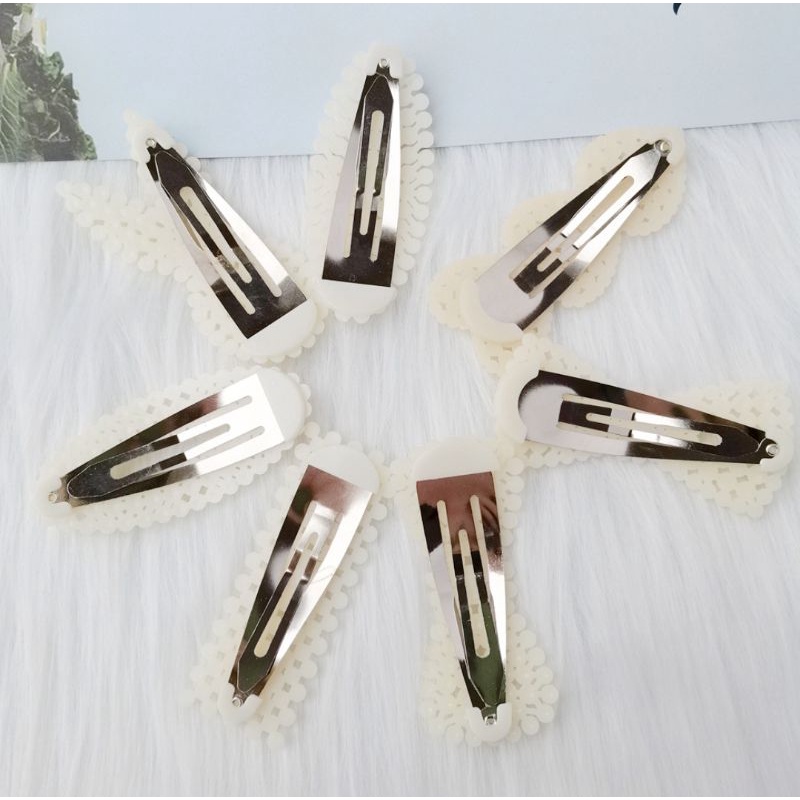 Jepit Rambut Mutiara Model Hairclip Korea / Hairpin Jepitan dengan Hiasan Mutiara Pearl Hairclip Hairpin